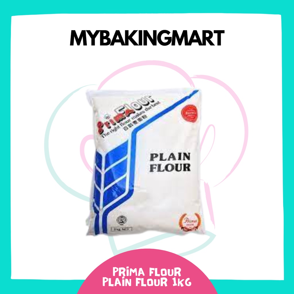 Buy Prima Flour Plain Flour Unbleached All Purpose Flour 1kg Exp 25 01 2022 Seetracker Malaysia