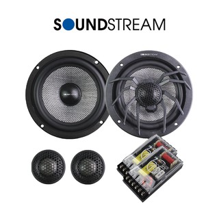 Image of Soundstream 2 Way Component System with Glass Fiber Knitting Cone Woofer (6.5