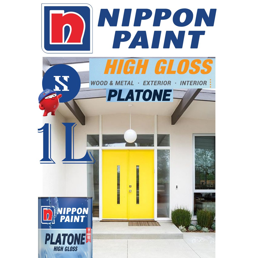 1 Liter I Nippon Platone High Gloss Wood & Metal Paint | Shopee Malaysia