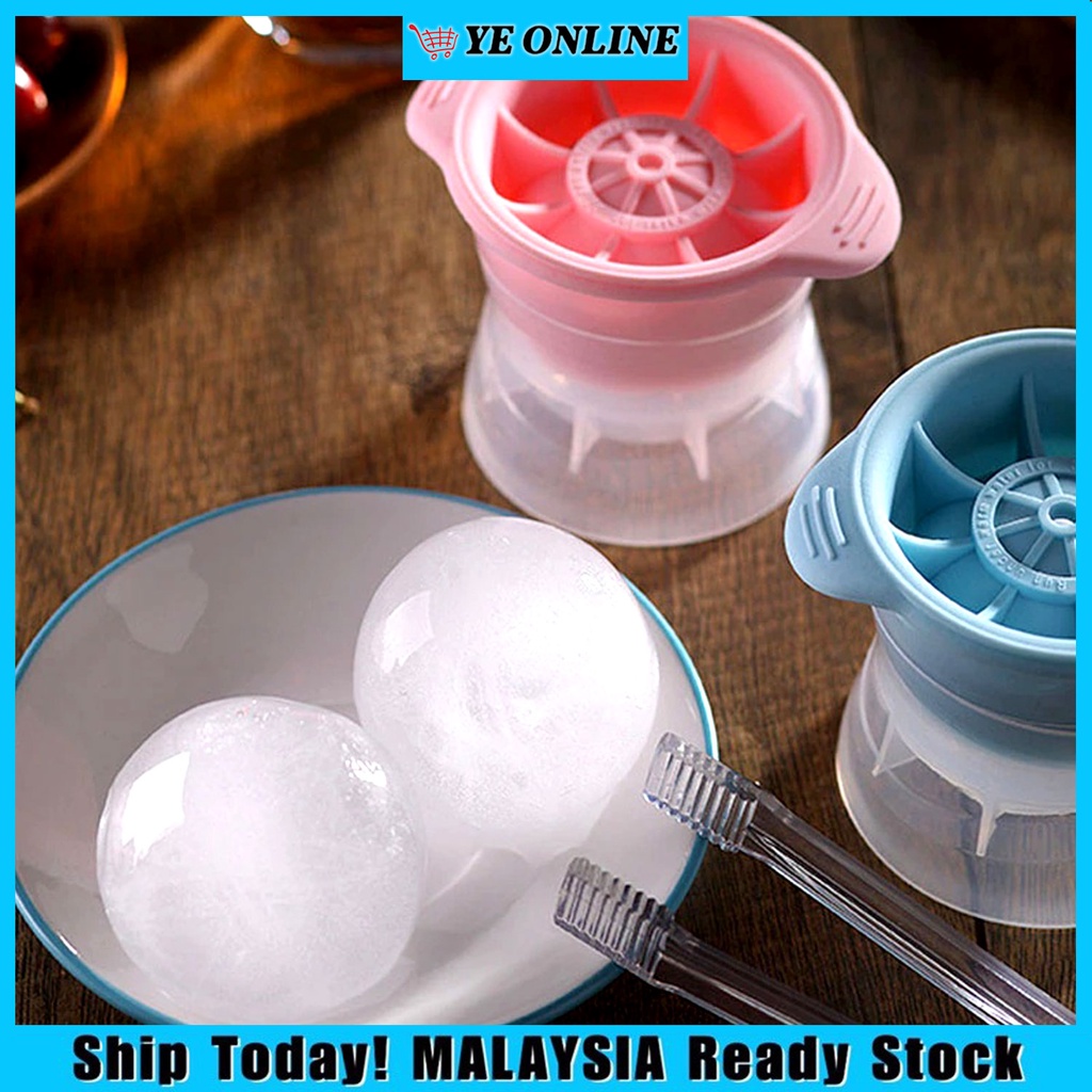 Ice Ball Mold Single Silicone Round Sphere Cold Drinks Quick Freezer Whiskey Ice Ball Maker Jelly Soap Mold 球形圆造冰模具