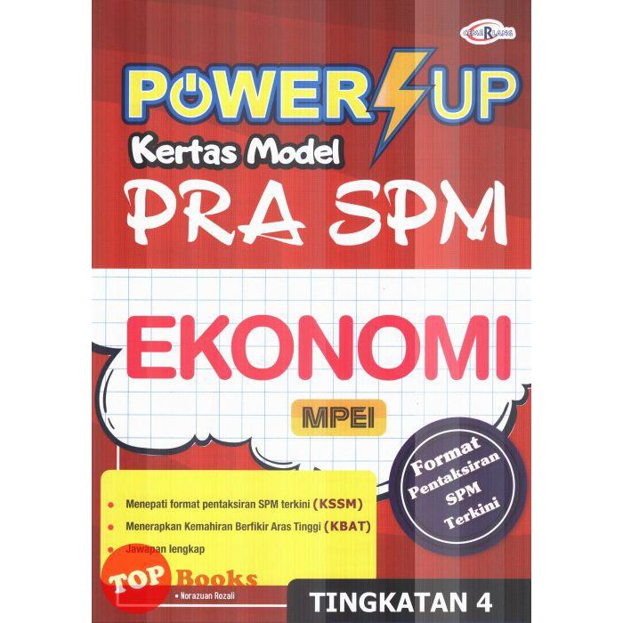 Buy [TOPBOOKS Cemerlang] Power Up Kertas Model Pra SPM Ekonomi