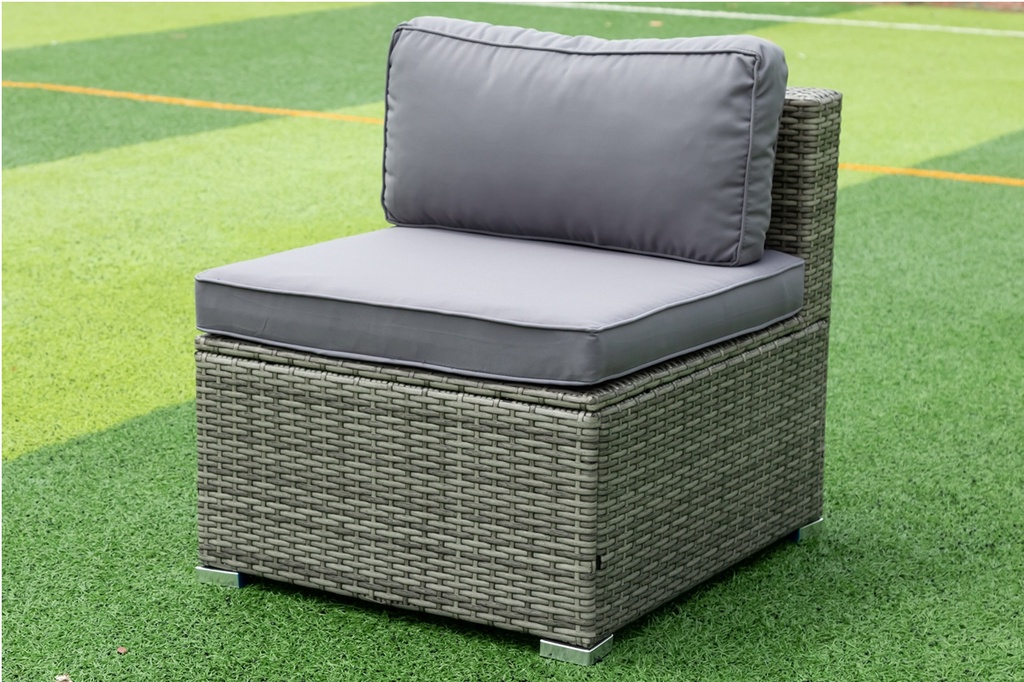 IPRO Outdoor Furniture Rattan Chair Sofa Set Balcony Table Garden 5 ...