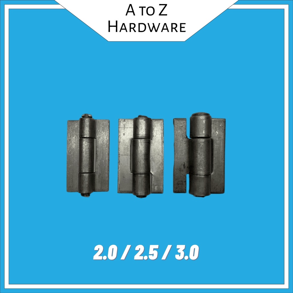 Welding Metal Gate Grill Door Hinges 2.0mm / 2.5mm / 3.0mm Lori Hinges