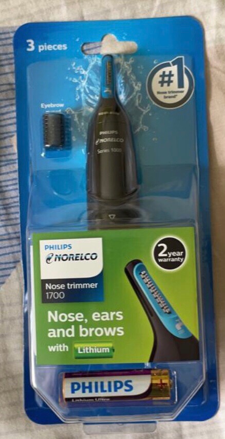 philips norelco nose trimmer 1700