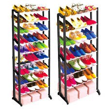 10 Tiers Amazing Shoe Rack Keeps 30 Pairs Of Shoes Shopee Malaysia