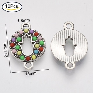 24pcs Tibetan Silver earring Folding fan Connectors Charms Beads 28*24mm 