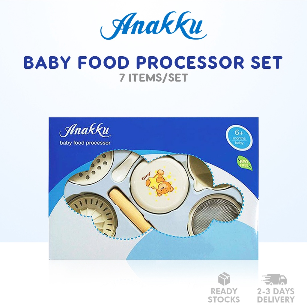ANAKKU Baby Food Processor Set Set Pemproses Makanan Bayi_163384