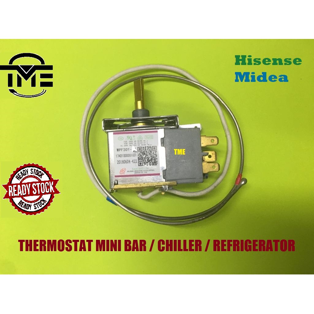 THERMOSTAT HISENSE / MIDEA MINI BAR / CHILLER / REFRIGERATOR Shopee