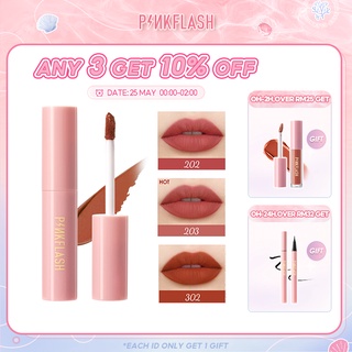 【Ready Stock 3 Days Delivery】Pinkflash Kiss Air Matte Liquid Lipstick Waterproof Lip And Cheek Tint Double Use