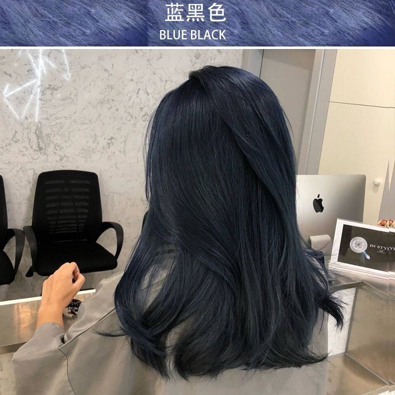 black hair
