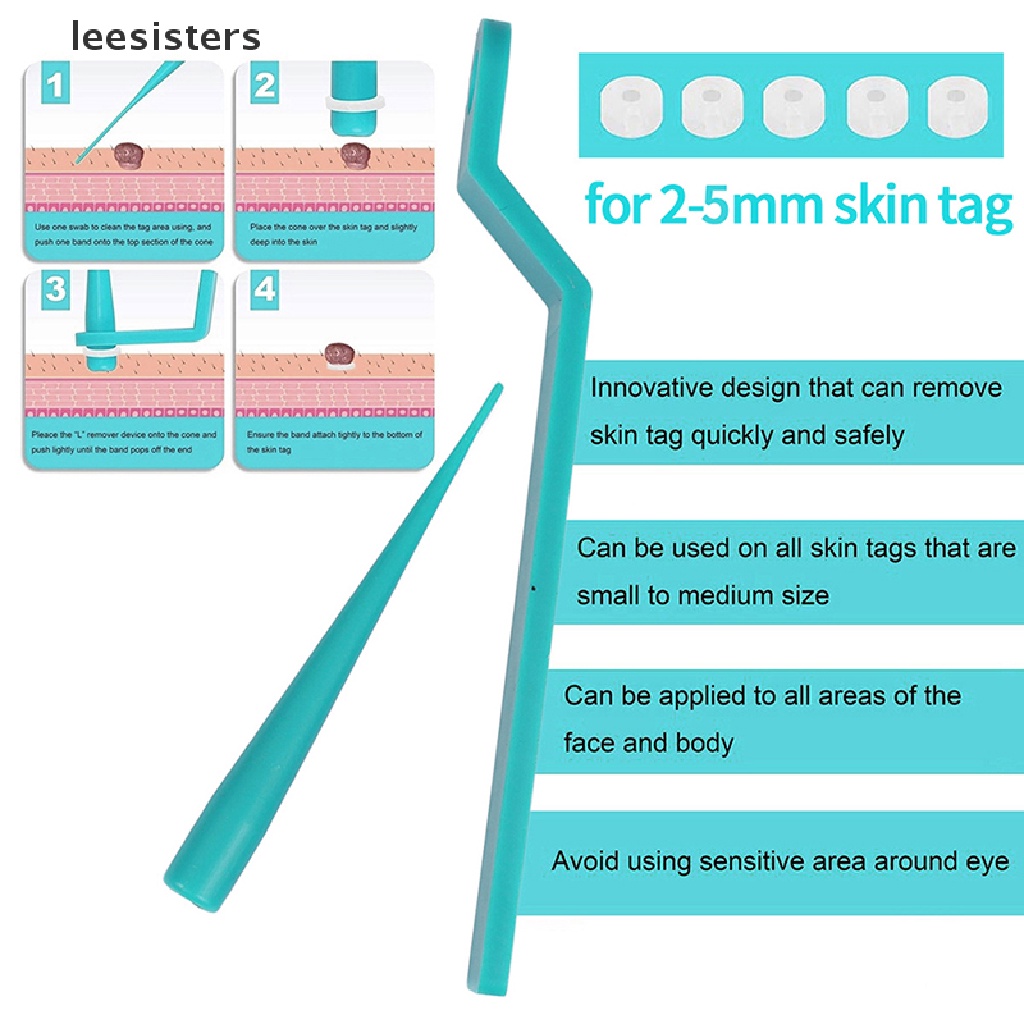 leesisters Tag Band Skin Tag Remover Set Non Toxic Face Care Mole Wart