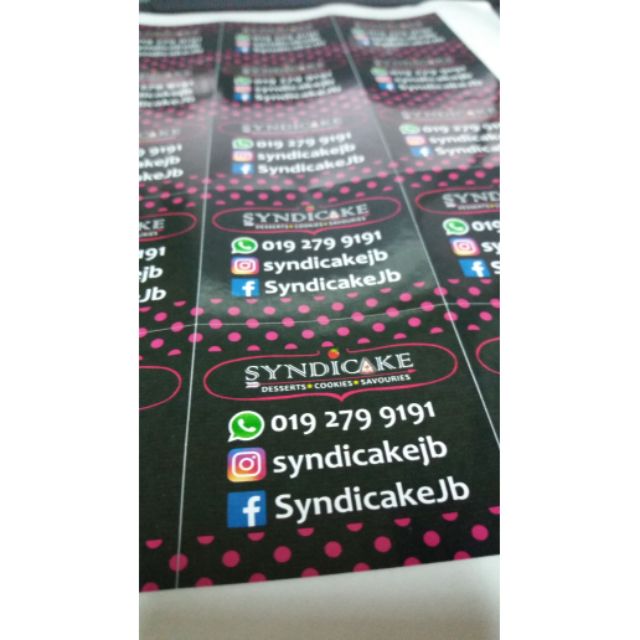 print label stiker