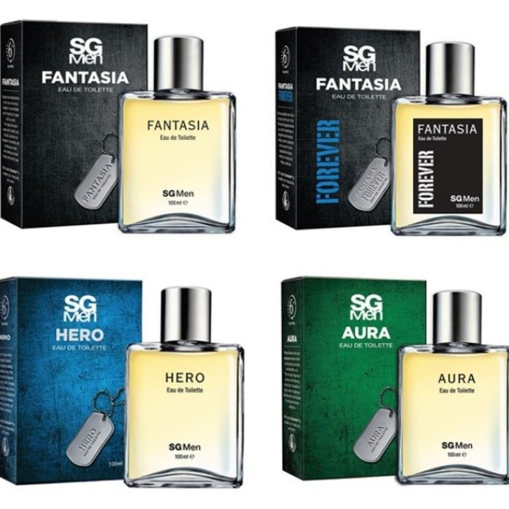 Sg Men Perfume Edt 100ml Fantasia F Forever Hero Aura
