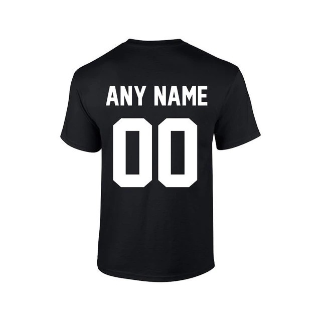 custom name and number t shirts