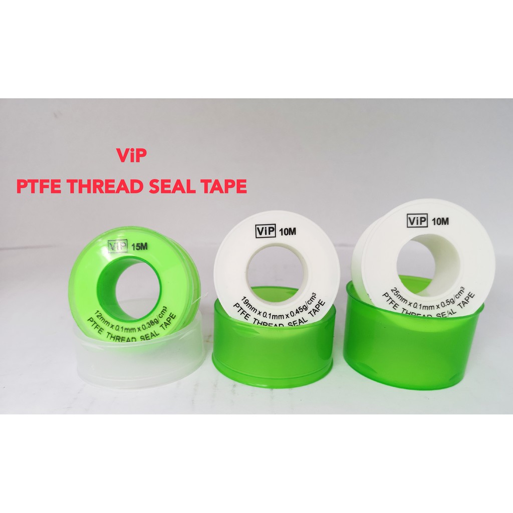 Vip Ptfe Thread Seal Tape White Tape Tape Pair Air Mm X M M