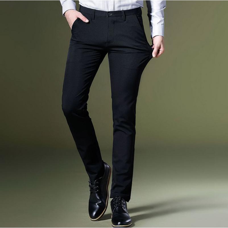 slim fit slacks