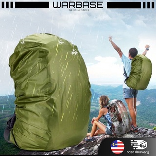 WARBASE 20-80L Waterproof Outdoor Large Ultra Light Elastic Portable Bag Cover Camping Hiking Backpack Rain Cover- 7250