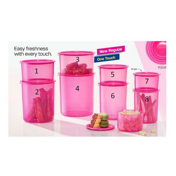 ⭐READY STOCK⭐ TUPPERWARE ONE TOUCH CANISTER / OT CANISTER / 1.4L / 3L