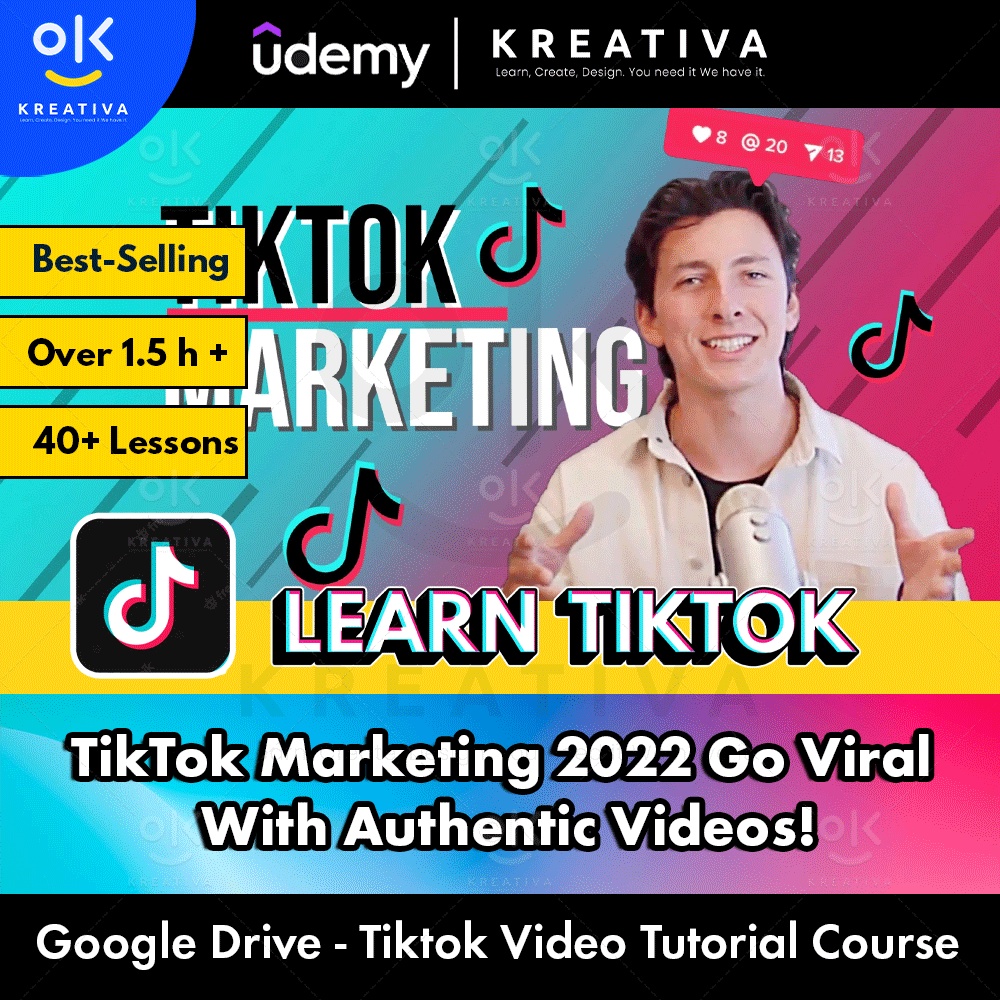 Video Course-TikTok Marketing 2022 Go Viral With Authentic Videos! | Learn TikTok Course