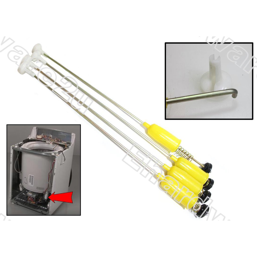 4pcs Washing Machine Universal Suspension Rod Kit Replacement Parts Wsr600 Shopee Malaysia 4171