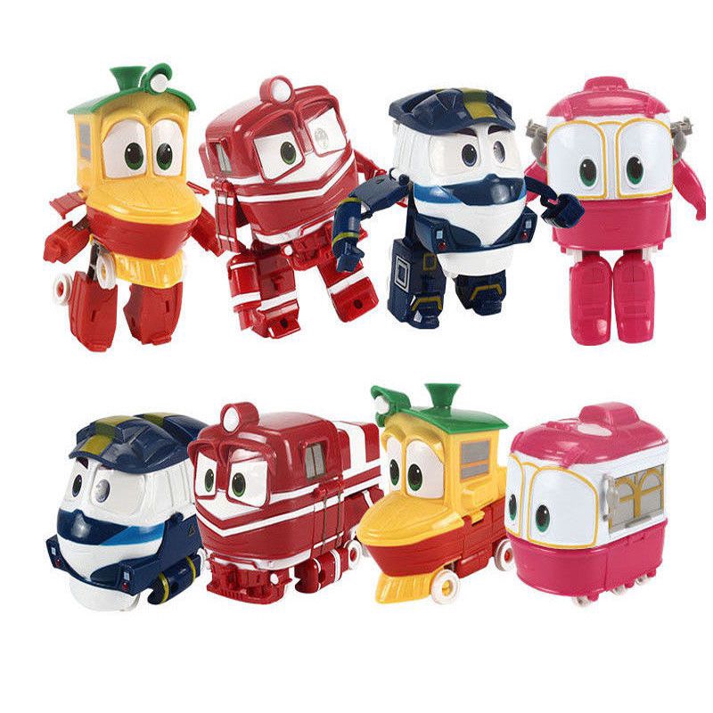 Robot Trains KAY Transformer Robot Toy Korean Animation Transforming Toy Kids Gift