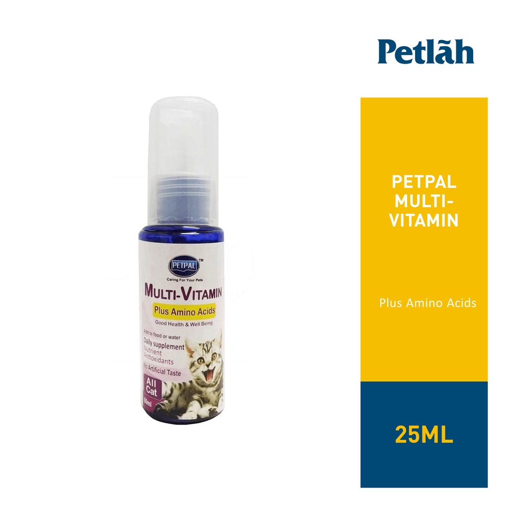 PetPal Multivitamin Plus Amino Acids for Cat 25ML Shopee Malaysia