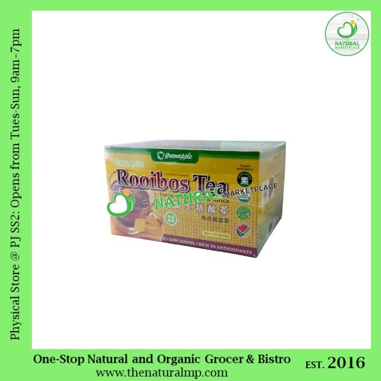 Greenapple Organic Rooibos Tea 90g Shopee Malaysia