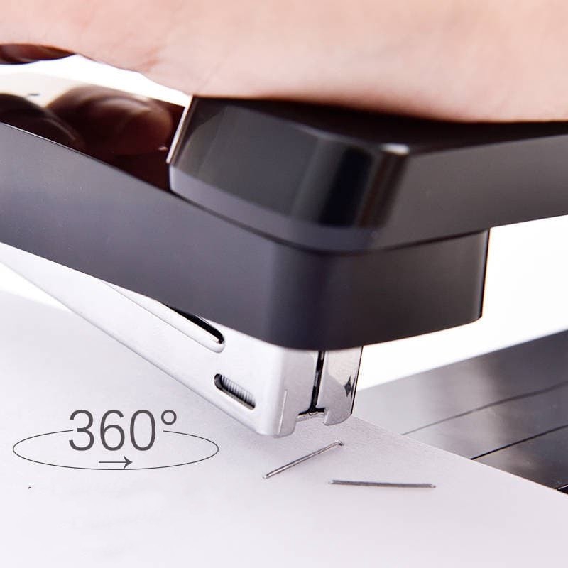 3pcs 360 Degree Rotation Heavy Duty School Long Paper Swivel Stapler