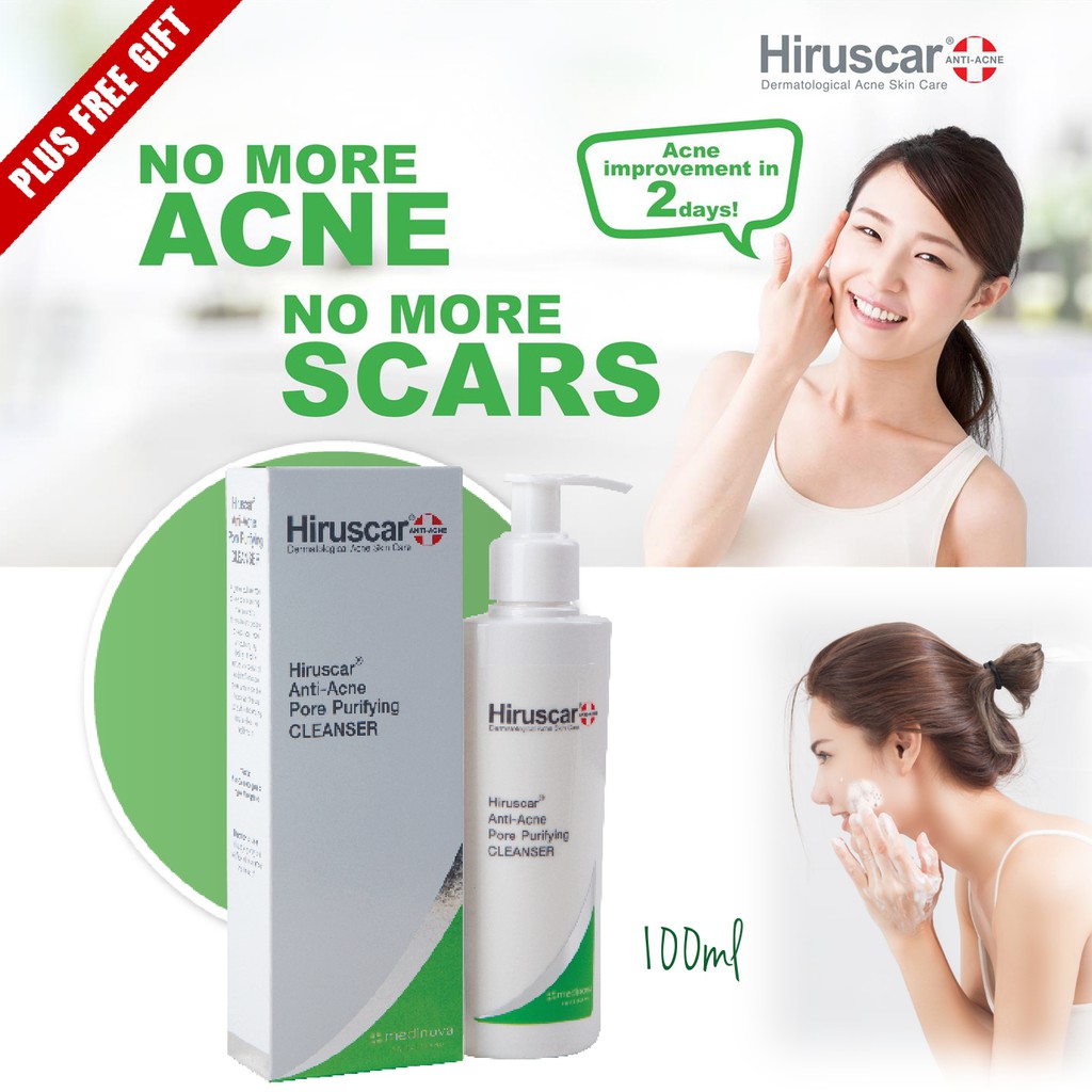 hiruscar anti acne cleanser