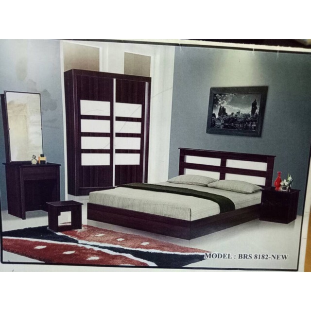 Bedset Queen Divan Bedroom Set Promisi