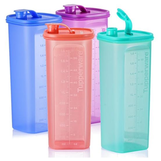 Tupperware Fridge Water Bottle with etch marking 2L (1pc)