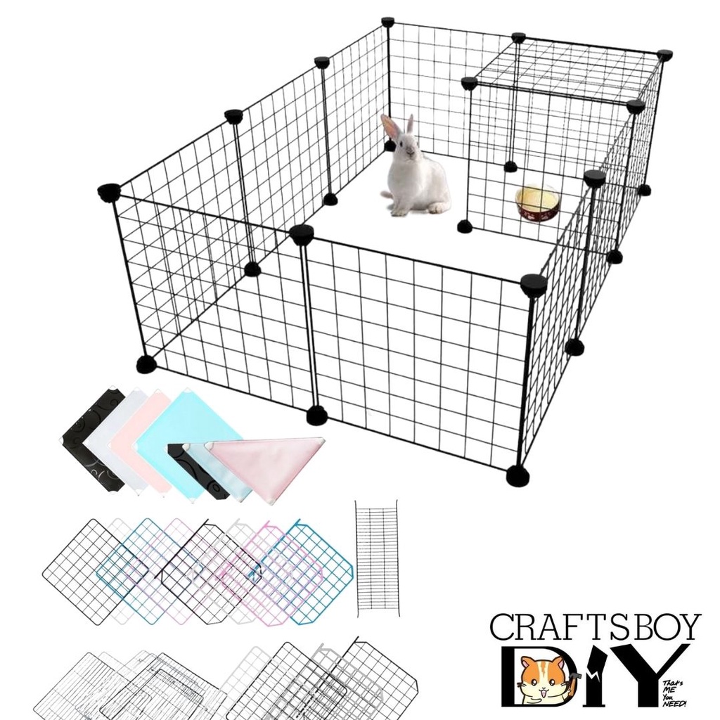 Buy DIY panel pet cage fence dogs rabbits cats guinea pig small 