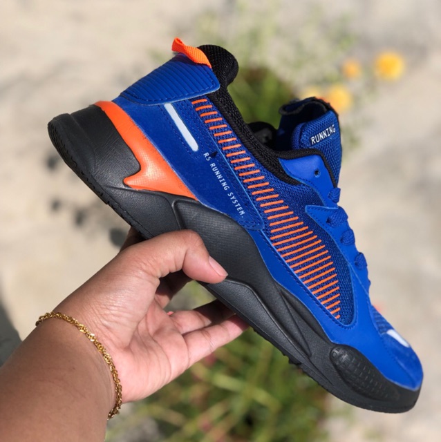 puma rsx blue orange