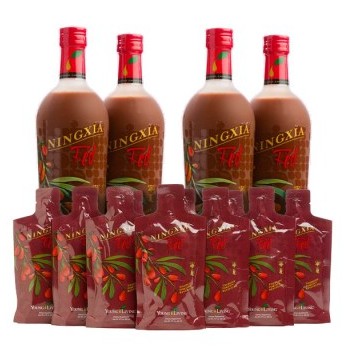 *ORIGINAL* Young Living NingXia Red Essential Rewards (4 BOTTLES + 30 ...