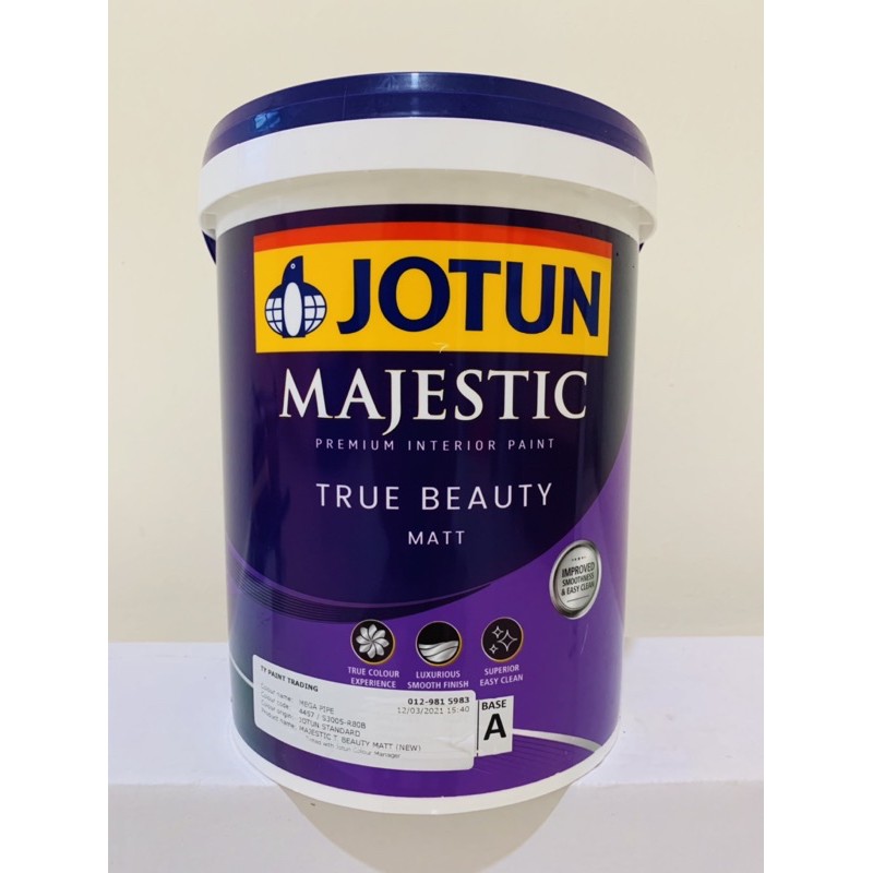 Jotun Majestic True Beauty Matt 5L Shopee Malaysia