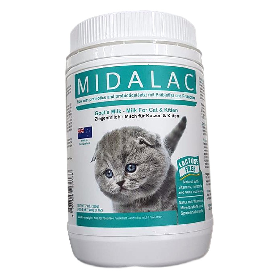 Midalac Goat's Milk Powder for Cat & Kitten (200G ...