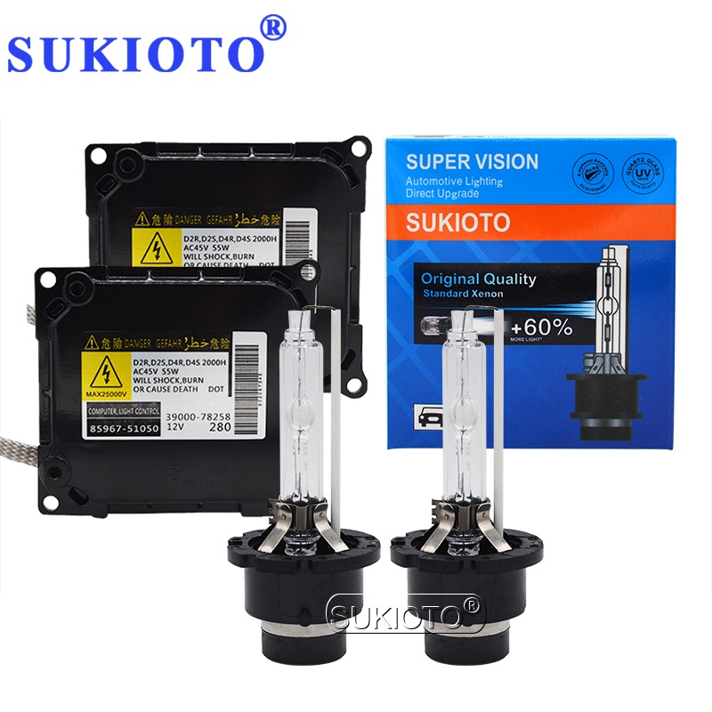 shopee: SUKIOTO 35W 55W D2S D2R D4S D4R HID Xenon Headlight Kit KDLT003 85967-51050 OEM D2 D4 HID Ballast Control Unit For Toyot (0:1:Warna:1 Set  35W Xenon Kit;1:0:Saiz:4300K)