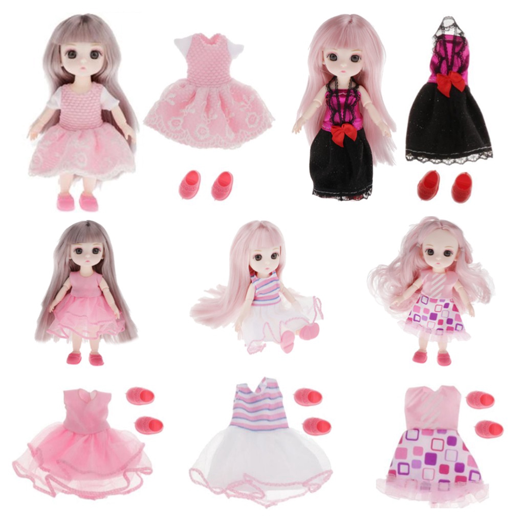 barbie clothes and shoes set