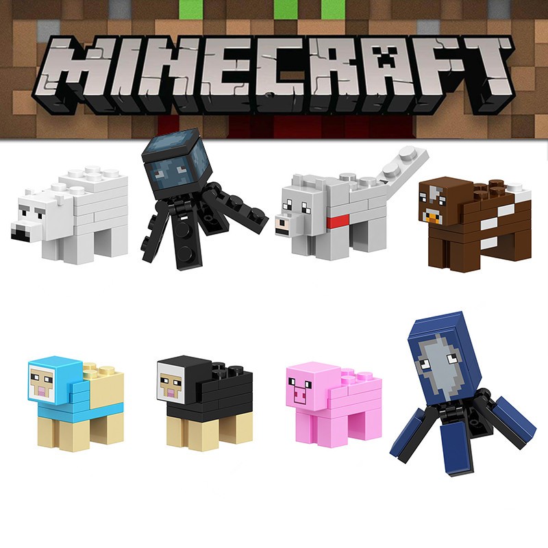 lego minecraft cow