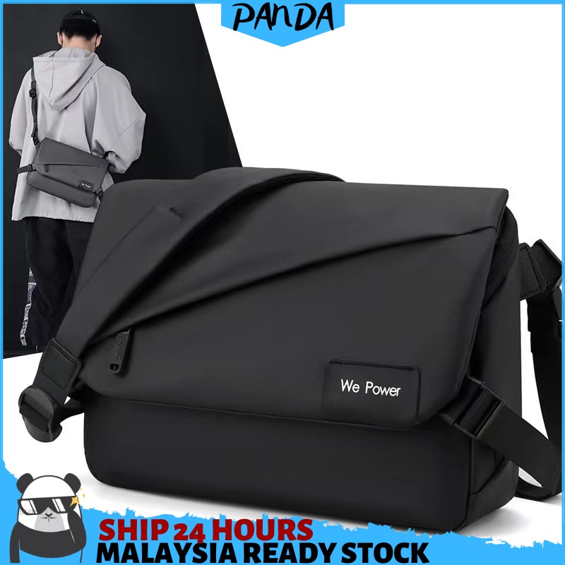 B127 PandaShop WEPOWER Fashion Waterproof Men Messager Bag Sling Bag Shoulder Bag Crossbody Bag for Men