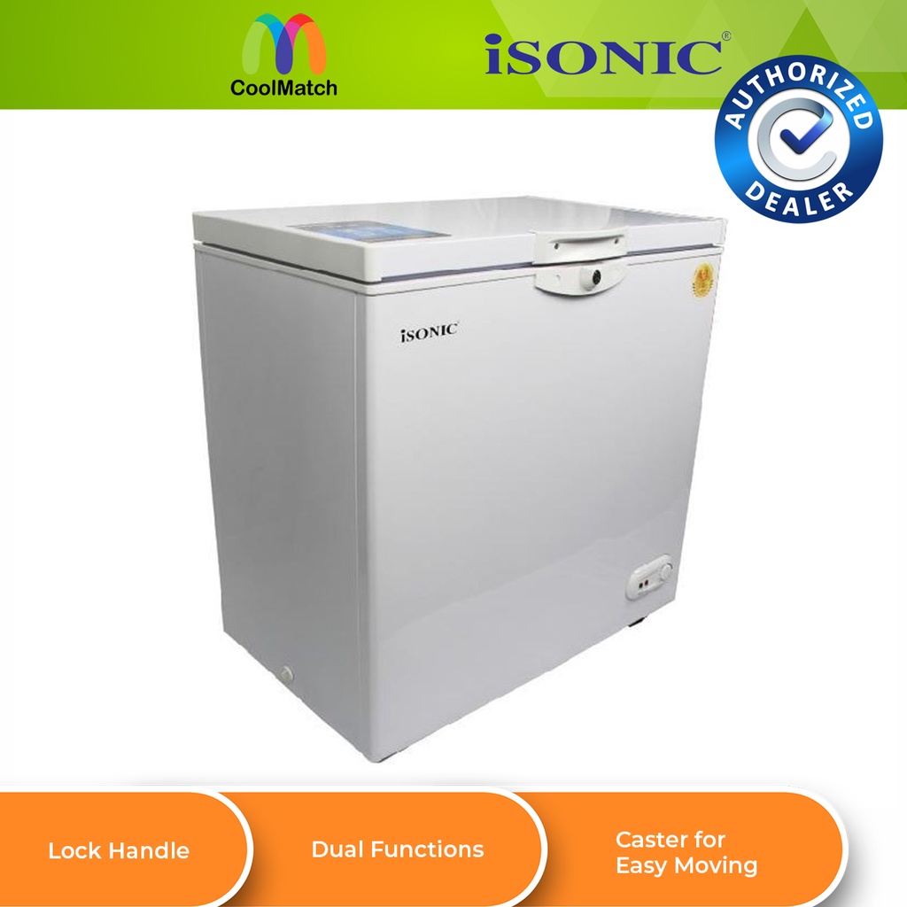 iSONIC Dual Functions Chest Freezer ICFW92 (90L) / ICF182 (170L