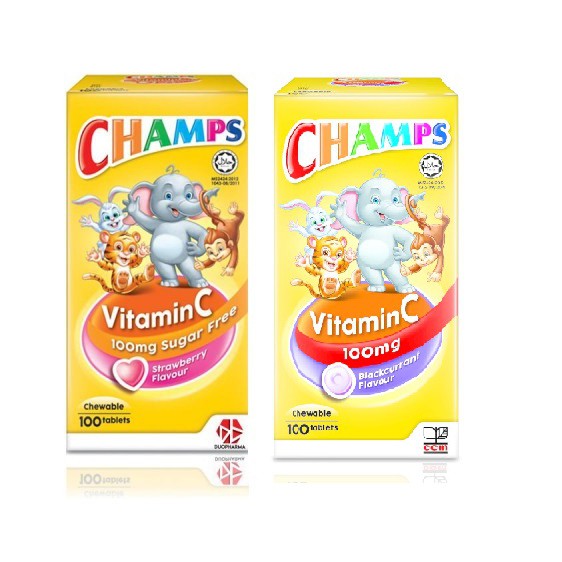 Champs Vitamin C 100mg 100s Shopee Malaysia