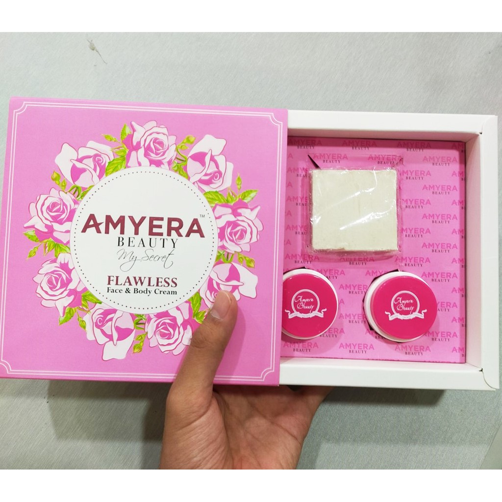 Amyera Beauty Flawless Face Body Cream Skincare Set Shopee Malaysia