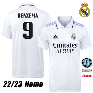 M Benzema 9 Real Madrid Trikot Herren 2017-2018 Home WC 