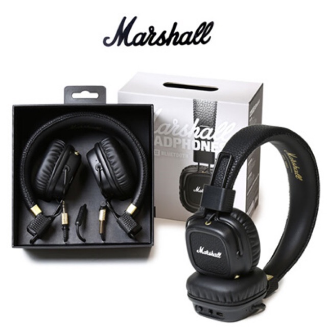 Marshall Major II Bluetooth Headphones (Black) | Shopee Malaysia