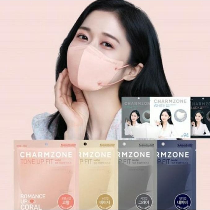 Charmzone Tone Up Fit Mask 3ply Korean Mask JangNara / RAIN KF94 Shopee Malaysia