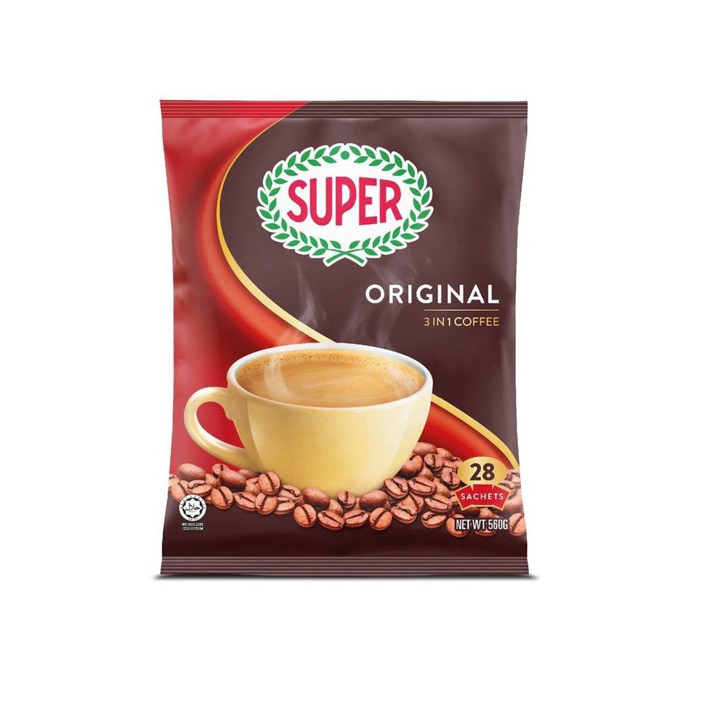Super Coffee Original 3 in 1 Premix Coffee (22'sx18g)