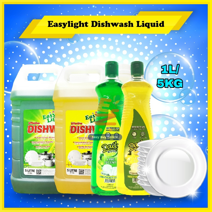 100% Original Easylight Dishwash Liquid Cecair Pencuci Pinggan Ready ...