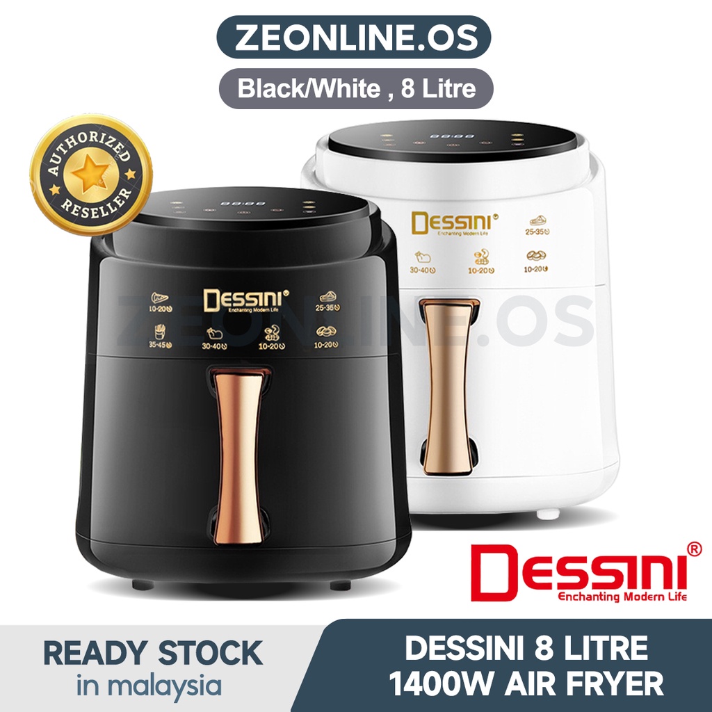 DESSINI Italy AF80 Electric Oven Convection Air Fryer (8 Litre