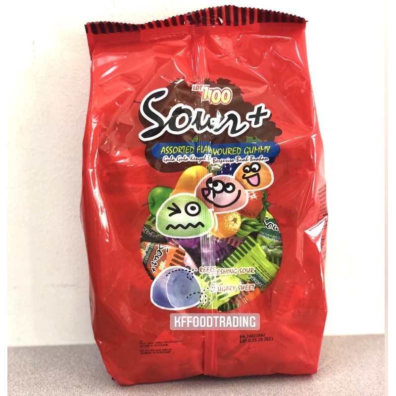 Sour Lot 100 assorted 600g